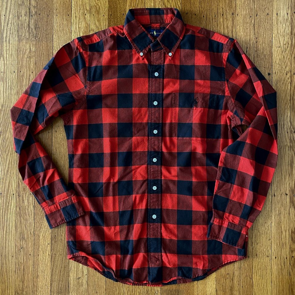 Ralph Lauren Classic Fit Buffalo Plaid Oxford